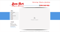 Desktop Screenshot of ben-art.gorzow.com.pl