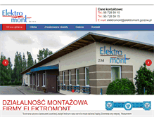 Tablet Screenshot of elektromont.gorzow.pl