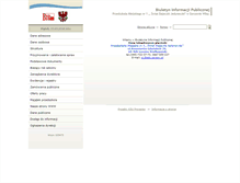 Tablet Screenshot of bip.p1.edu.gorzow.pl