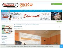 Tablet Screenshot of ekonomik.gorzow.pl