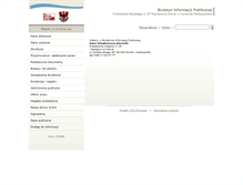 Tablet Screenshot of bip.p29.edu.gorzow.pl