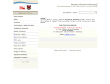 Tablet Screenshot of bip.p19.edu.gorzow.pl
