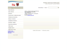 Tablet Screenshot of bip.lpla.edu.gorzow.pl